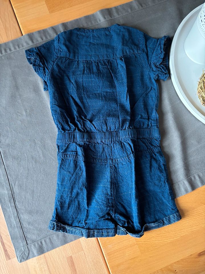 Süßer Jumpsuit Overall HEMA Gr. 92 dunkelblau weiß in Lutzingen