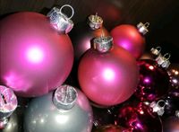 Depot Weihnachtsbaum Christbaumkugeln Glas Lila Silber Pink 15 Nordrhein-Westfalen - Wermelskirchen Vorschau