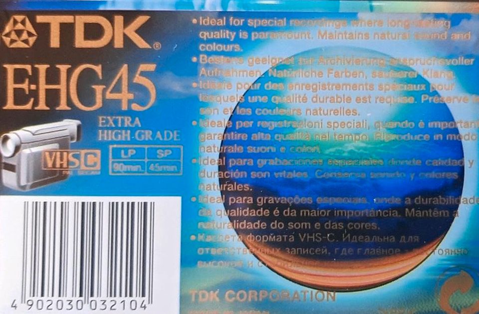 TDK VHS-C Videokasetten in Großschönau