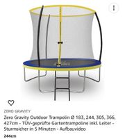 Gebrauchtes Trampolin Zero Gravity Hessen - Groß-Umstadt Vorschau