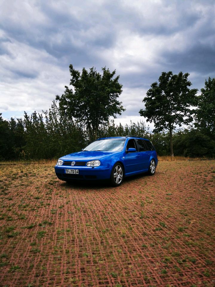 VW Golf 4 Variant 1.9 TDI Highline, Recaro, Wurzelholz, Tausch in Rüdersdorf