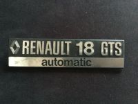 Renault R 18 GTS Automatik Schild / Emblem Kiel - Steenbek-Projensdorf Vorschau