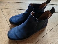 Schuhe Stiefelette Stiefel Chelsea Boots 36 blau Wildleder Leder München - Au-Haidhausen Vorschau