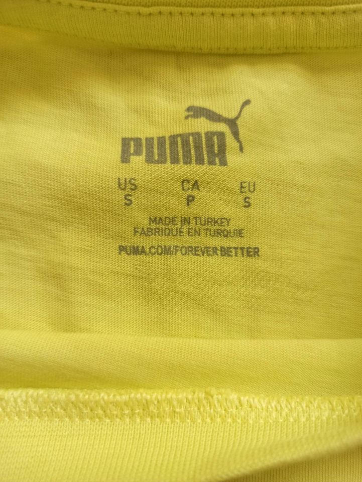 Puma T-Shirt, limettengelb, Gr. S in Dortmund