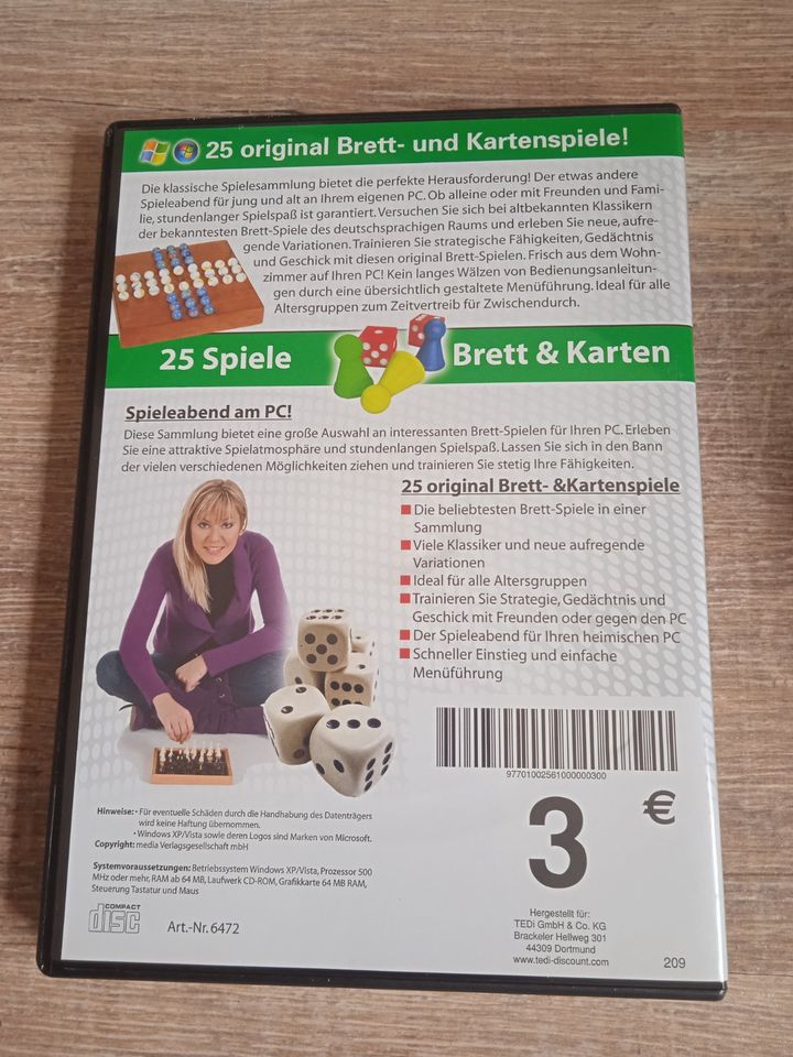 CDRom 25 Brett- & Kartenspiele in Siegen