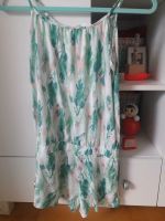 Shorts Jumpsuit Overall ♥ Federmotiv grün apricot ♥ Gr. 164 ♥ H&M Baden-Württemberg - Trossingen Vorschau