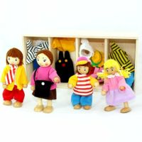Freda rosé Puppenfamilie Holzbiegepuppen 4x Holzpuppe + Kleider Rheinland-Pfalz - Haßloch Vorschau