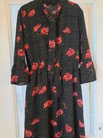 Only Kleid schwarz rot Gr 38 Bayern - Karlshuld Vorschau
