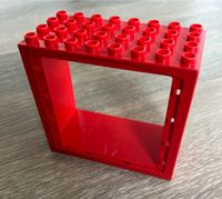 Lego Duplo Gebäude Tür Fensterrahmen rot 4x8 rot Bayern - Schnaittenbach Vorschau