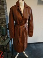 Trenchcoat im braunen Kunstleder Gr.36 neu Nordrhein-Westfalen - Herford Vorschau
