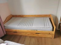 Bett aus Holz mit ausziehbarer Matratze 0,90x2,00m Bayern - Schwarzenbruck Vorschau