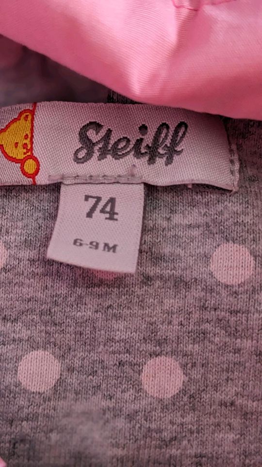 Steiff Jacke pink Übergangsjacke 74 in Heiligenhaus