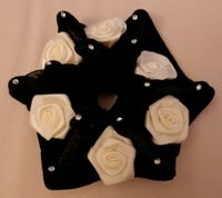 schwarzes Haarband mit weißen Rosen / Kopfschmuck / Neu Kiel - Ravensberg-Brunswik-Düsternbrook Vorschau