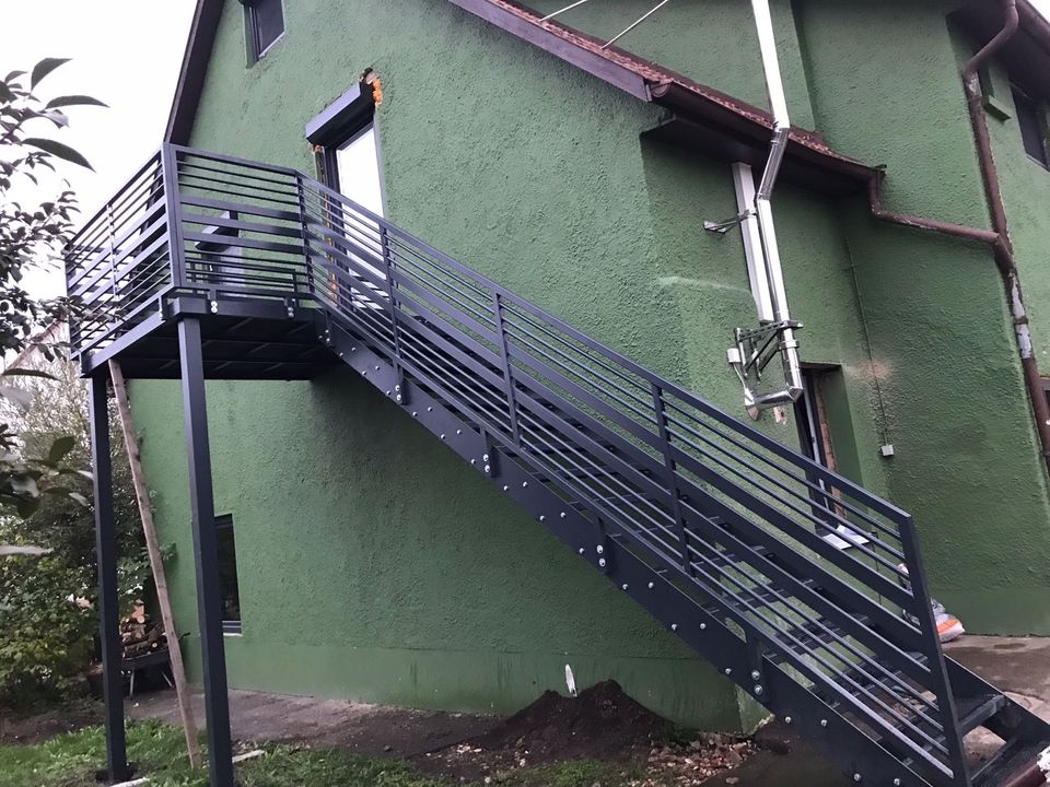 Feuerverzinkte Treppen, Außentreppen. Modell- Frankfurt ✅✅ in Fürstenwalde (Spree)