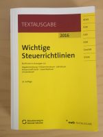 Wichtige Steuerrichtlinien 2016 Bielefeld - Brake Vorschau