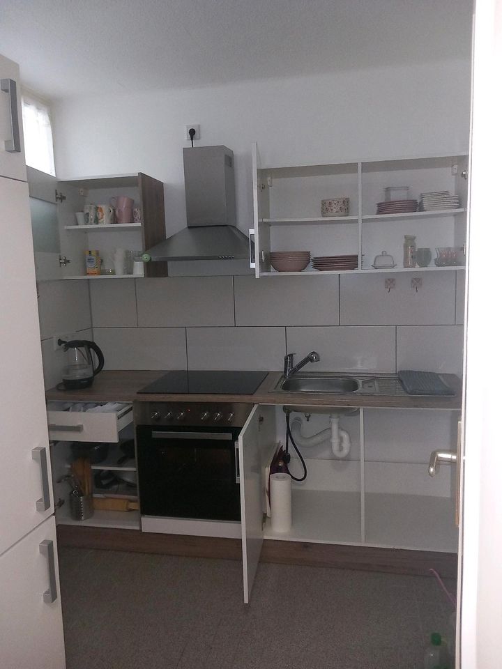 Einbau Küche mit Ofen Kühlschrank ohne spülmaschine in Nürnberg (Mittelfr)