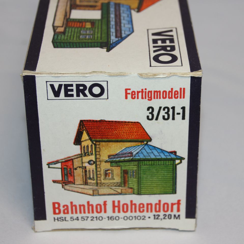 HO Vero 3/31-1 Fertigmodell Bahnhof Hohendorf, OVP, neu in Adorf-Vogtland