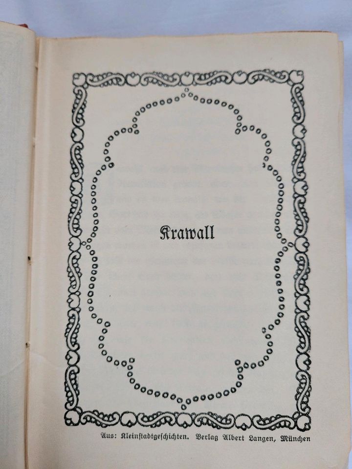 1912 Antik Krawall Ludwig Thoma Ullstein in Balingen