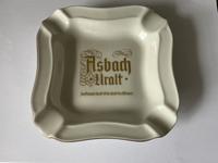 Aschenbecher Asbach Uralt Heinrich 14x14cm antik Goldrand Schleswig-Holstein - Nortorf Vorschau
