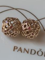Pandora Charms Gold 585  Celtic Circles  pink Topas Baden-Württemberg - Heddesheim Vorschau