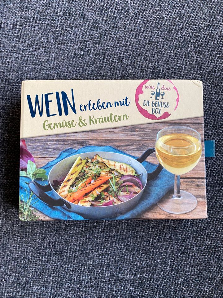 Rezepte Box "Wein erleben mit Gemüse und Kräutern", Kochbuch in München