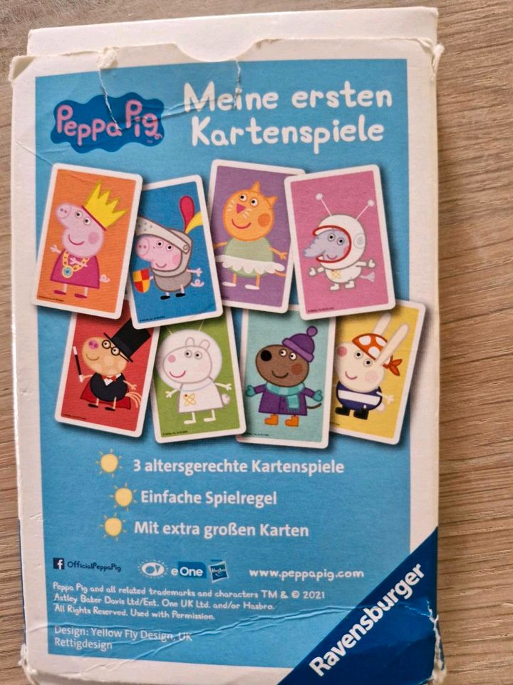 Meine ersten Kartenspiele Peppa Wutz Ravensburger ab 3 Jahre in Butzbach