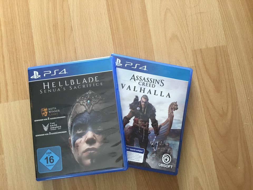 Hellblade Senuaś Sacrifice und Assassinˋs Valhalla für die PS4 in Leipzig