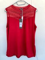 Neu mit Etikett edles rotes Top Shirt Street One Gr. 40 Spitze Bayern - Marxheim Vorschau