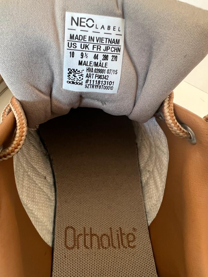 Adidas Neo Ortholite Herren 44 braun beige Sneaker