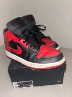 Jordan 1 mid rot schwarz Nordrhein-Westfalen - Witten Vorschau