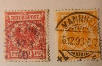 Briefmarken Deutsches Reich 1889 geprüft gestempelt Zenker Niedersachsen - Westoverledingen Vorschau