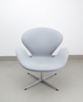 Swan Chair 1958 von Arne Jacobsen - Fritz Hansen hellblau Sessel München - Berg-am-Laim Vorschau