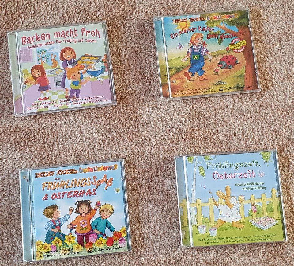 4 CDs – Kinderlieder zu Frühling und Ostern in Uedem