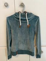 Hoodie Pullover Nickistoff von Naketano graublau Größe S Bayern - Geldersheim Vorschau