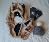 Mütze, Schal, Handschuhe Wintermode, Kapuzenschal ab 3€ Stuttgart - Weilimdorf Vorschau