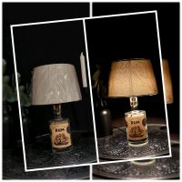 Flaschenlampe Tischlampe Warlich Rum Flasche Handmade Upcycling Niedersachsen - Vastorf Vorschau