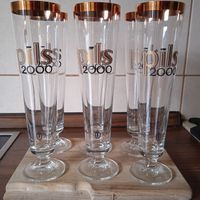 6 Ritzenhof Gläser mit Goldrand Pils2000 Dortmunder Union Nordrhein-Westfalen - Hamm Vorschau