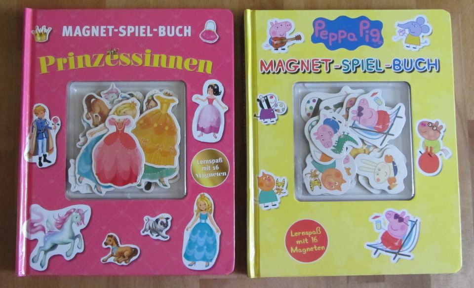 Magnet-Spiel-Buch / Bücher - Peppa Pig & Prinzessinnen in Bochum