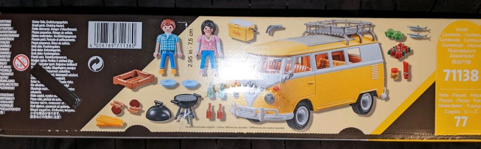 Playmobil T1 Camping Bus gelb Edition 2 71138 in Altenberga