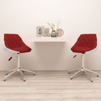 Esszimmerstühle 2 Stk. Stuhl Drehbar Rot und Weiß Kunstleder NEU Nordrhein-Westfalen - Minden Vorschau