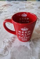 Tasse "Keep Calm and Carry on" Sterling Products London rot Hessen - Fulda Vorschau