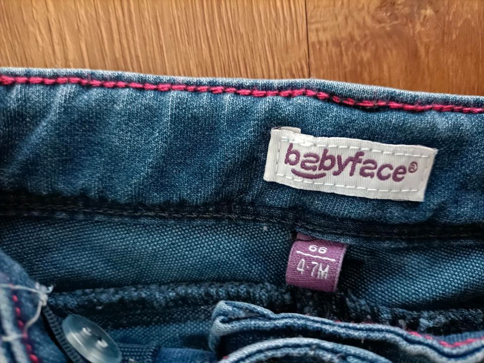 Wie neu - 2 Babyface Jogg Denim Gr 68 Jeggings Strech Jeans in Stuttgart