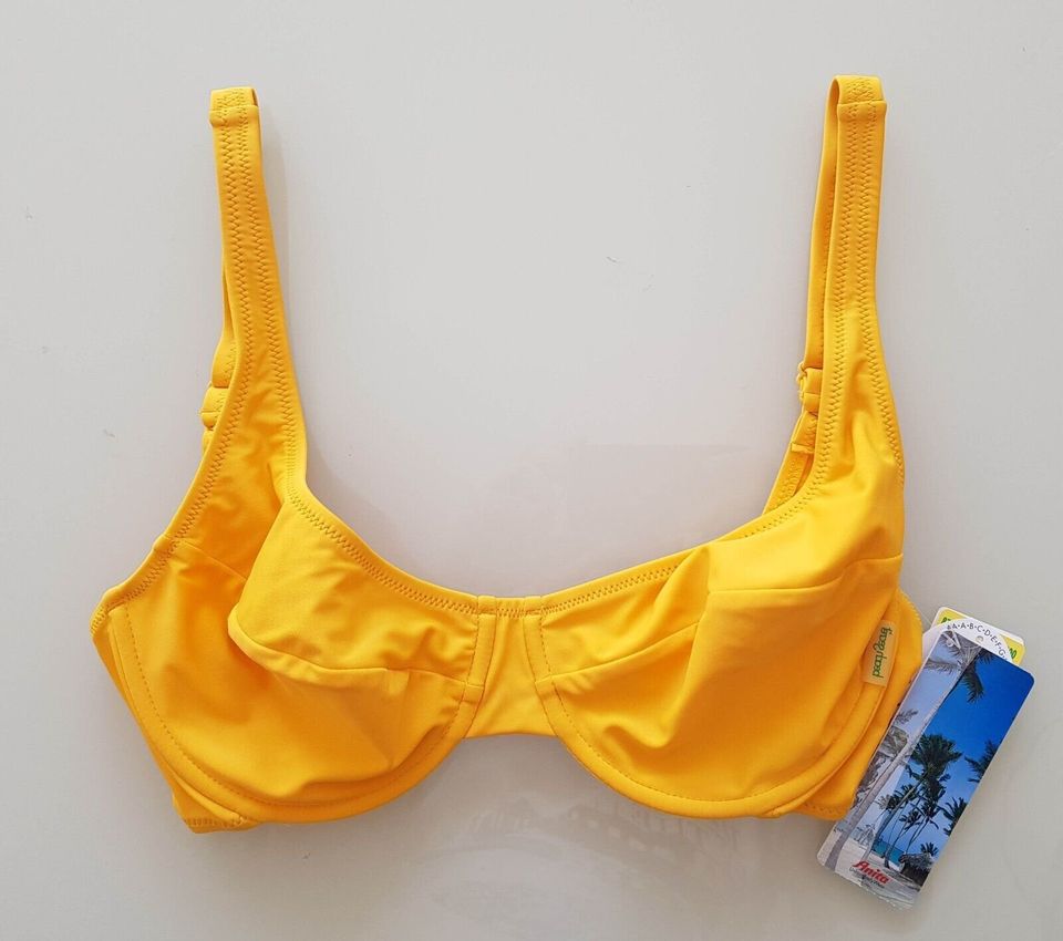 Anita Damen Bikini Bügel Oberteil Terry Gelb Gr: 36E, 36D in Wetzlar