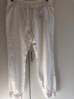 neu Gina Joggstyle Hose/Leinenhose Leinen/Viskose weiß Gr. 40 Niedersachsen - Neu Wulmstorf Vorschau