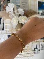 Gliederarmband Armband Edelstahl vergoldet neu gold Instagram Nordrhein-Westfalen - Greven Vorschau
