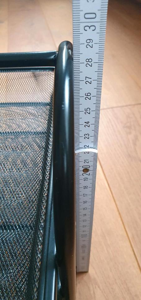 Schreibtischset von techo, 7-teilig, schwarz, wie neu in Hannover