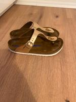 Birkenstock, Gizeh, Metallic Copper, Größe 39, kaum getragen Dortmund - Mitte Vorschau