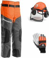 NEU Husqvarna Schnittschutz-Set mit Forsthelm Beinlinge Handsche Nordrhein-Westfalen - Barntrup Vorschau