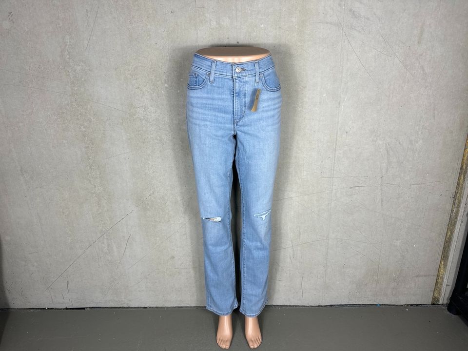 Levi’s 314 shaping straight mid rise jeans neu 32 L32 2420b in Erlabrunn