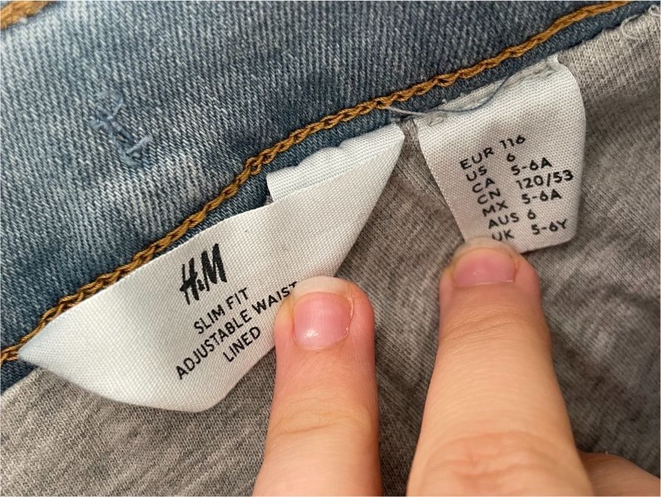 Hose Jeans H&M Thermo gefüttert Jeanshose in Niederkassel